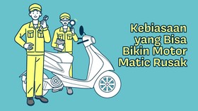 INFOGRAFIS: Kebiasaan yang Bisa Bikin Motor Matic Rusak