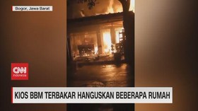 VIDEO: Kebakaran di Rumah Kios BBM