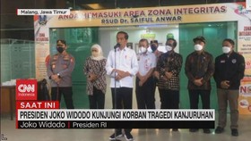 VIDEO: Presiden Joko Widodo Datangi Korban Tragedi Kanjuruhan