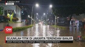 VIDEO: Sejumlah Titik di Jakarta Terendam Banjir