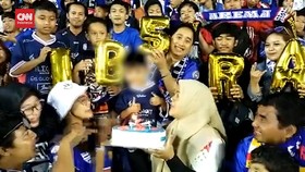 VIDEO: Perayaan Ulang Tahun Aremania Cilik Sebelum Tragedi Kanjuruhan