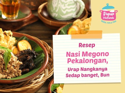 Resep Nasi Megono Pekalongan, Urap Nangkanya Sedap Banget, Bun