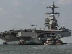 5 Fakta USS Gerald R Ford, Kapal Induk Raksasa yang Bantu Israel