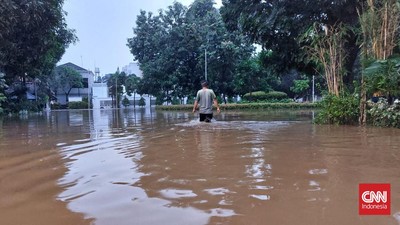 Kemang dan Sejumlah Wilayah Jakarta Terendam Banjir