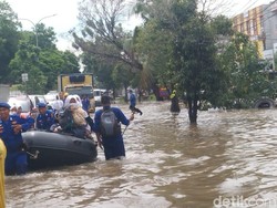 Banjir Sepaha Orang Dewasa, SD Negeri di Palembang Liburkan Siswa
