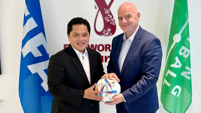 Tanggapan Presiden FIFA yang Antusias setelah Bertemu Menpora Indonesia, Erick Thohir