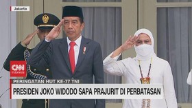 VIDEO: Presiden Joko Widodo Sapa Prajurit di Perbatasan