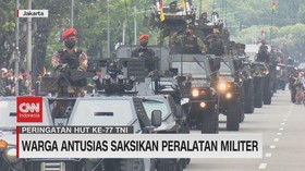VIDEO: Warga Antusias Saksikan Pameran Peralatan Militer
