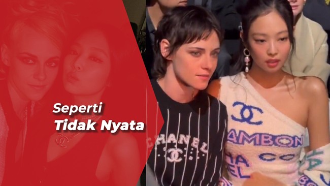Jennie BLACKPINK Duduk Sebelah Kristen Stewart, Obrolannya Bikin Kepo