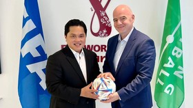Temui Presiden FIFA, Erick Thohir Bahas Sepak Bola Indonesia