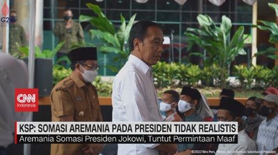 img-title VIDEO: KSP: Somasi Aremania Pada Presiden Tidak Realistis