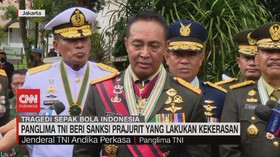 VIDEO: Panglima TNI Beri Sanksi Prajurit yang Lakukan Kekerasan