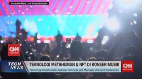 VIDEO: Teknologi Metahuman & NFT di Konser Musik