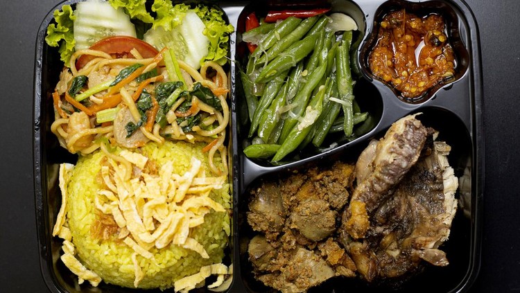 Delicious homemade bento for kids or for picnic