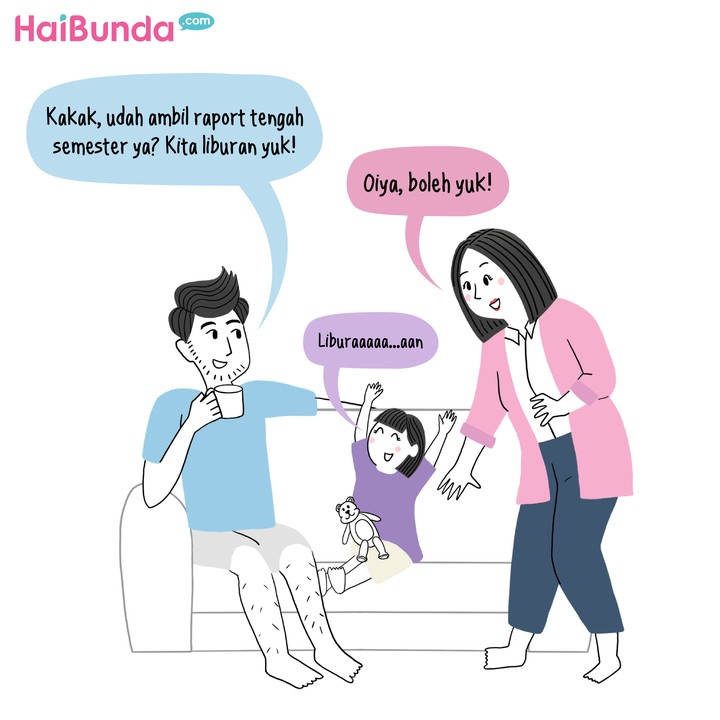 komik liburan bikin pening
