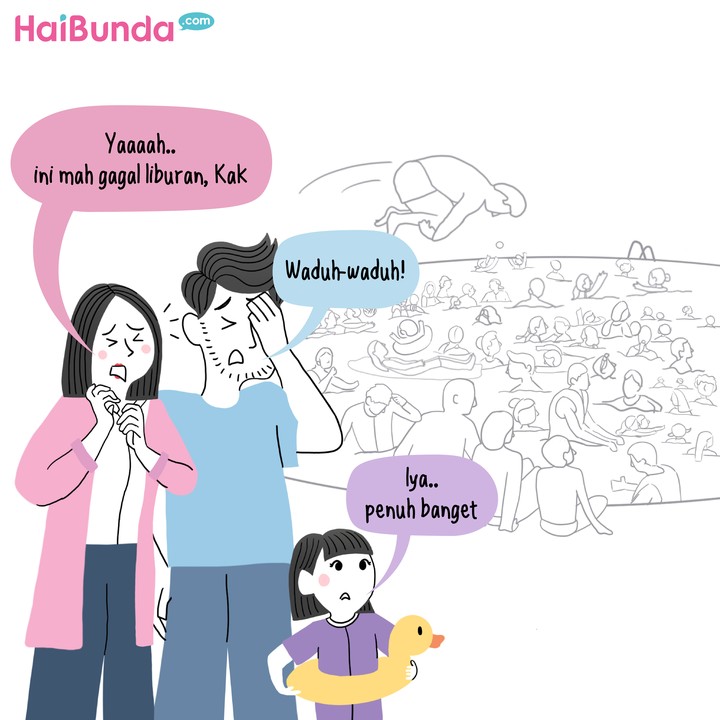 komik liburan bikin pening