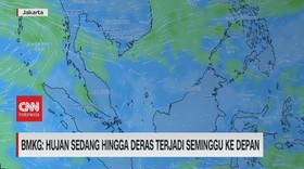 VIDEO: BMKG: Hujan Sedang Hingga Deras Terjadi Seminggu ke Depan