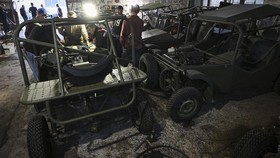 FOTO: Warga Ukraina Rakit Kendaraan Buggy Bersenjata Hadapi Rusia