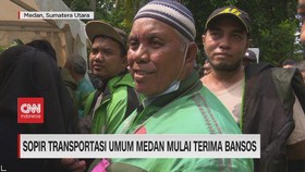 VIDEO: Sopir Transportasi Umum Medan Mulai Terima Bansos