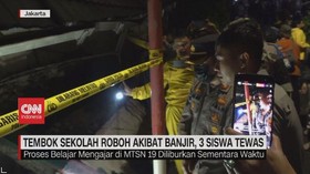 VIDEO: Tembok Sekolah Roboh Akibat Banjir, 3 Siswa Tewas
