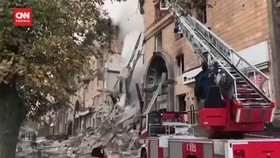 VIDEO: Kota Zaporizhzhia Dibombardir Roket Rusia. Bocah 3 Tahun Tewas