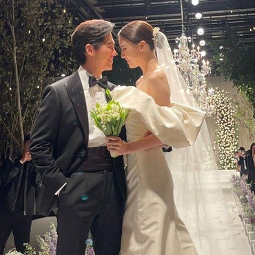 7 Foto Pernikahan Namgoong Min & Jin Ah Reum, Romantis Banget!