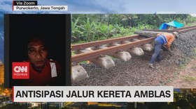 VIDEO: Antisipasi Jalur Kereta Amblas