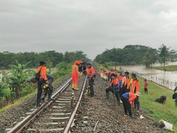KAI: Perjalanan Sejumlah KA Lintas Selatan Jawa Terhambat di Cilacap