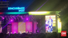 King Nassar Jadi Pusat Kebahagiaan di Synchronize Fest 2022