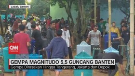 VIDEO: Warga Banten Panik Diguncang Gempa