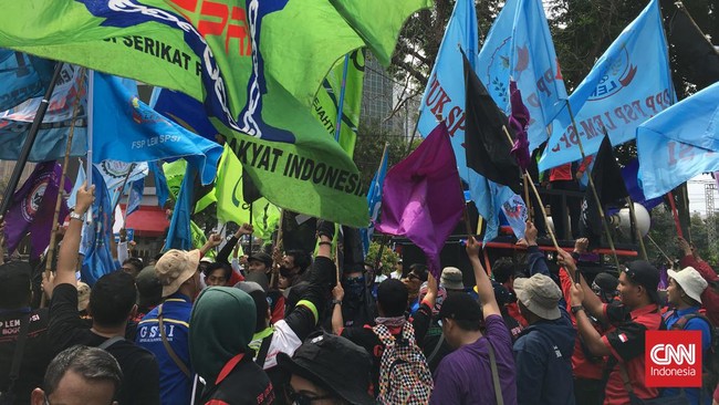 Demonstrasi yang bakal digelar Partai Buruh dan sejumlah organisasi serikat pekerja di Patung Kuda membawa 6 tuntutan.