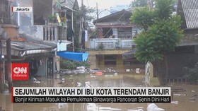VIDEO: Sejumlah Wilayah di Ibu Kota Terendam Banjir