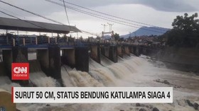 VIDEO: Surut 50 cm, Status Bendung Katulampa Siaga 4