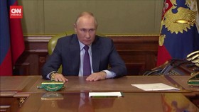 VIDEO: Putin Tuding Ukraina Dalangi Ledakan di Jembatan Kerch