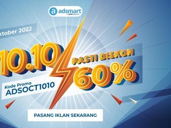 Promo 10.10! Pasang Iklan di Adsmart detikNetwork Diskon 60%