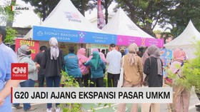 VIDEO: G20 Jadi Ajang Ekspansi Pasar UMKM