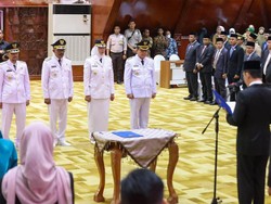 4 Pj Bupati di Aceh Dilantik, Salah Satunya Pejabat BIN