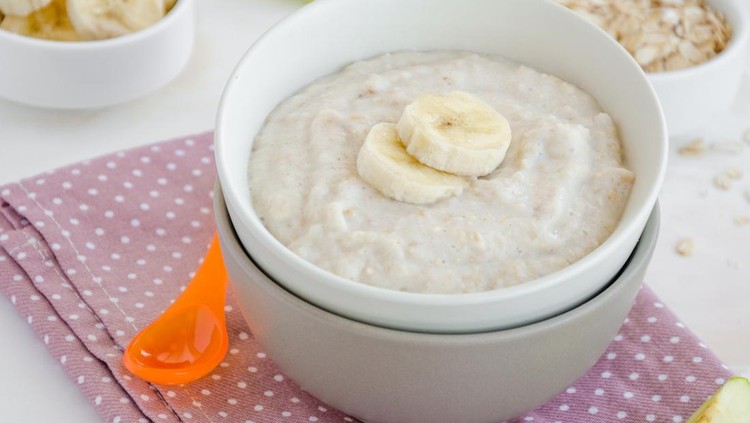 Resep Bubur Oatmeal Pisang Resep Bubur Oatmeal Pisang