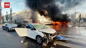 VIDEO: Penampakan Kyiv Ukraina Porak-poranda Usai Dihantam Rudal Rusia