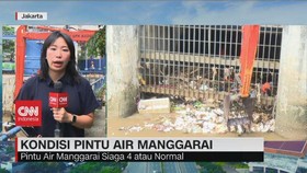 VIDEO: Kondisi Pintu Air Manggarai, Siaga 4 Atau Normal