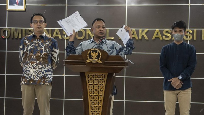 Eks Komisioner Komnas HAM Choirul Anam bergabung dalam Tim Pemenangan Nasional (TPN) Ganjar-Mahfud di Pilpres 2024.