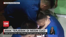 VIDEO: Anak Terjebak di Mesin Cuci Sehingga Melibatkan Damkar Setempat