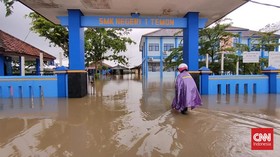 Hujan Deras, Sebagian Wilayah Kulon Progo Dikepung Banjir