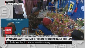 VIDEO: Penanganan Trauma Korban Tragedi Kanjuruhan