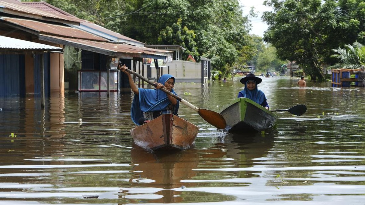 FOTO: Banjir Kepung Sintang Kalimantan Barat