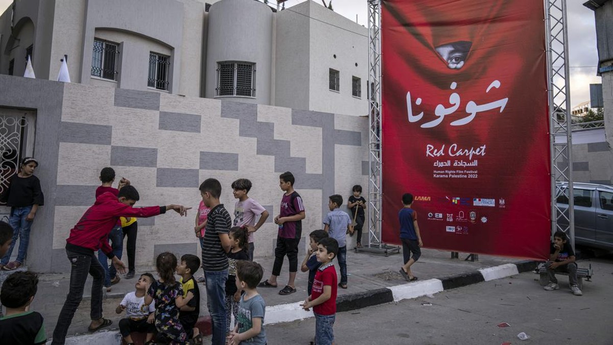 FOTO: Menyoroti Potret Kemanusiaan Lewat Festival Film HAM di Gaza