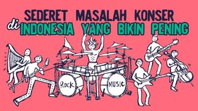 INFOGRAFIS: Sederet Masalah Konser di Indonesia yang Bikin Pening