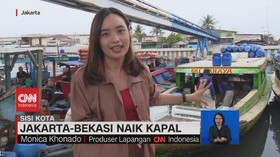 VIDEO: Jakarta-Bekasi Naik Kapal