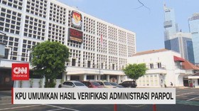 VIDEO: KPU Umumkan Hasil Verifikasi Administrasi Parpol