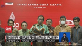 VIDEO: Pengumuman Kesimpulan Penyebab Tragedi Kanjuruhan